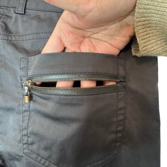 SoCa by St. John black ankle length straight-leg pants size 6 - Picture 6 of 8